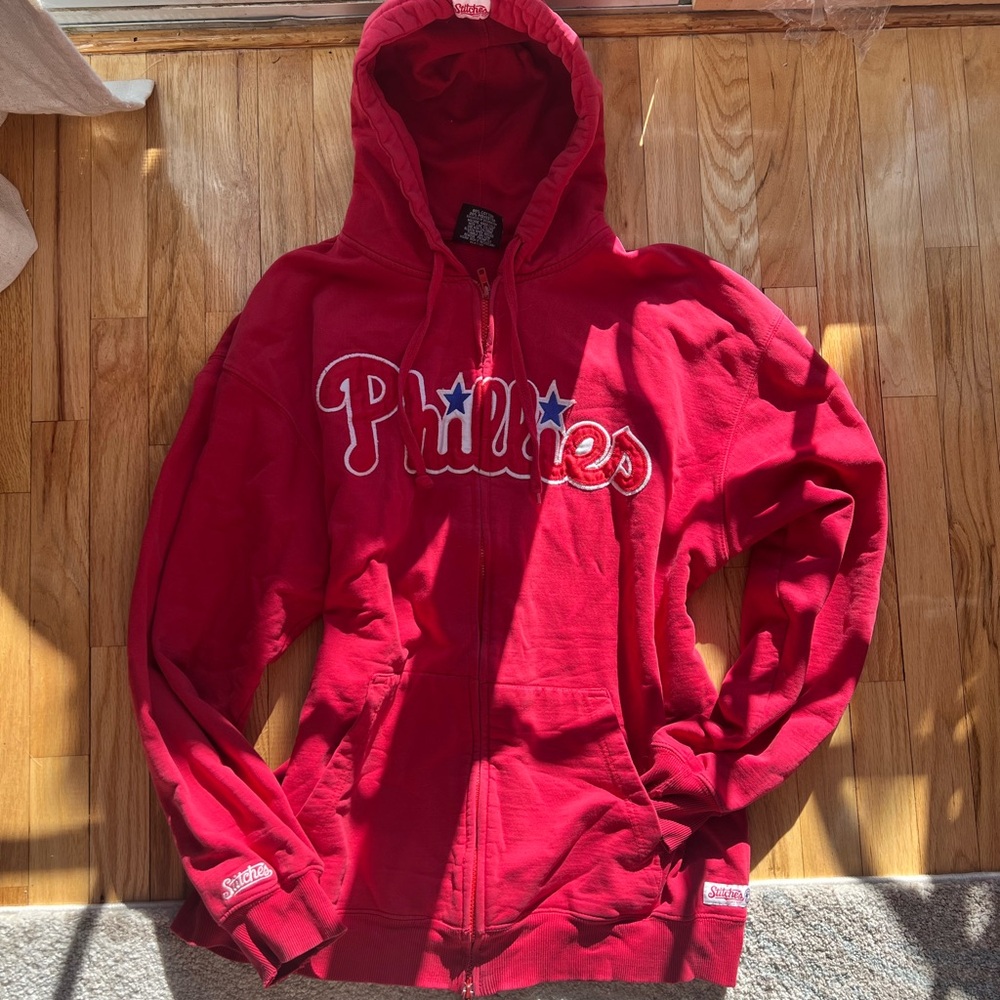 Phillies oversized zip up